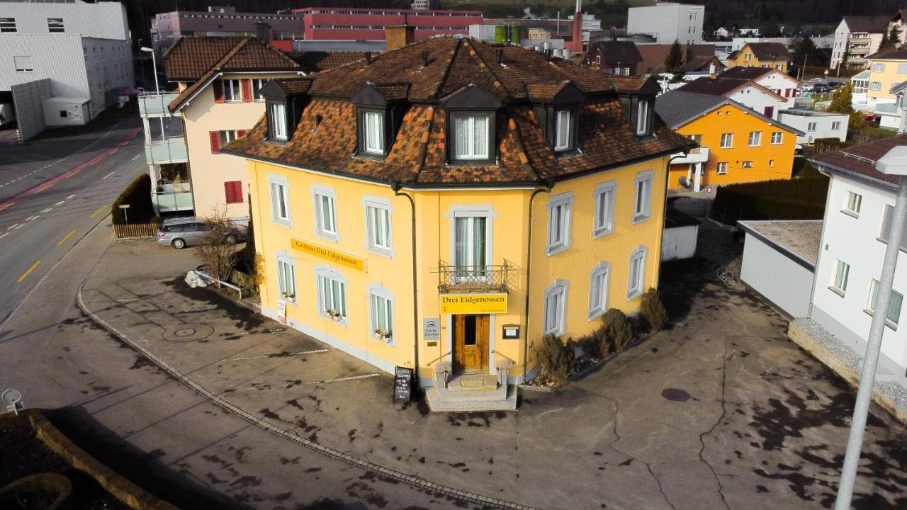 Gasthaus Drei Eidgenossen Bischofszell Eksteriør bilde